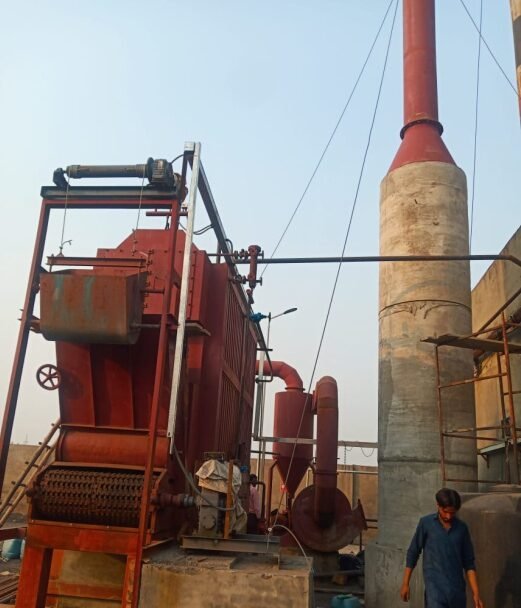 2.6 TPH fixed grate biomass boiler at Husnain Plastic